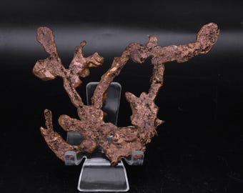 Muestra de mineral de cobre nativo ramificado