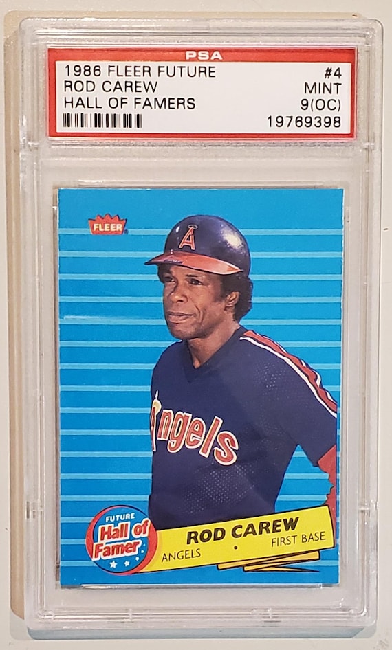 Rod Carew - 1986 Fleer Graded 9 PSA Baseball Card - Etsy Rod Carew - 1986 Fleer Graded 9 PSA Baseball Card - Etsy