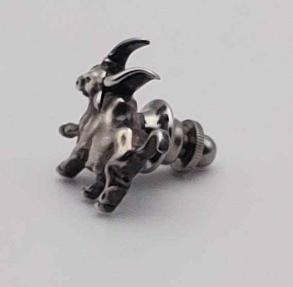 John Hardy - Vintage Sterling Silver Bull Pin - image 6