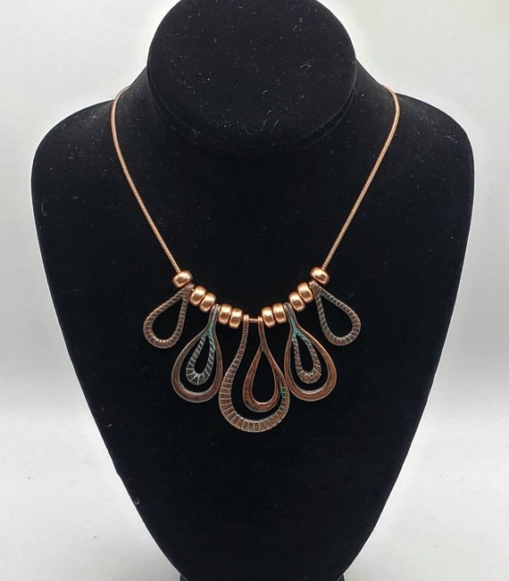 Happy Vibes Antique Copper Chain Necklace #1 – Palettes and Petals