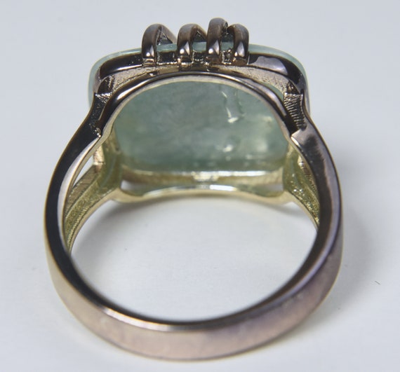Amazonite Silver Ring - Size 8 - image 7