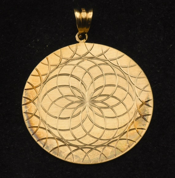 Gold Tone Sterling Silver Pendant