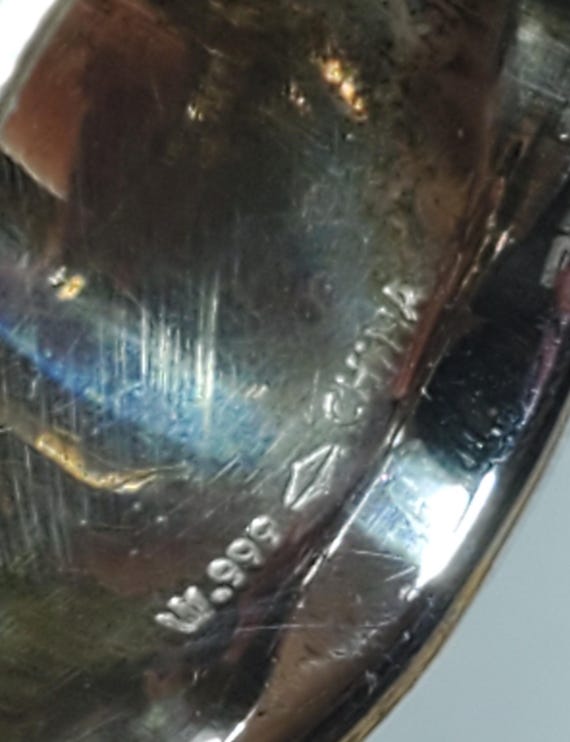 Fine .999 Solid Silver Saddleback Ring - Size 6 - image 7