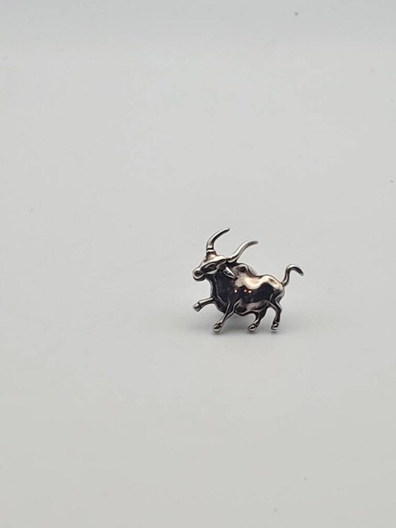 John Hardy - Vintage Sterling Silver Bull Pin - image 7