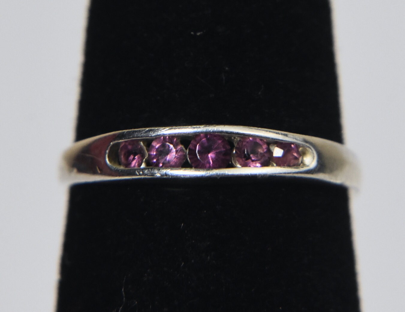 Sterling Silver Channel Set Crystal Expandable Toe Rings - Size 2.5 ...