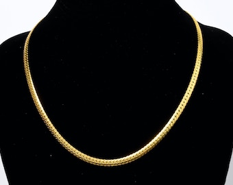 Gold Vermeil Chain Link Necklace - 18"