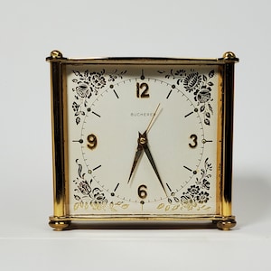 Bucherer - Vintage Swiss Musical Alarm Clock NON FUNCTIONING - Etsy