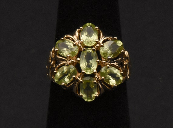 Ross-Simons - Vintage Peridot Vermeil Ring - Size… - image 3