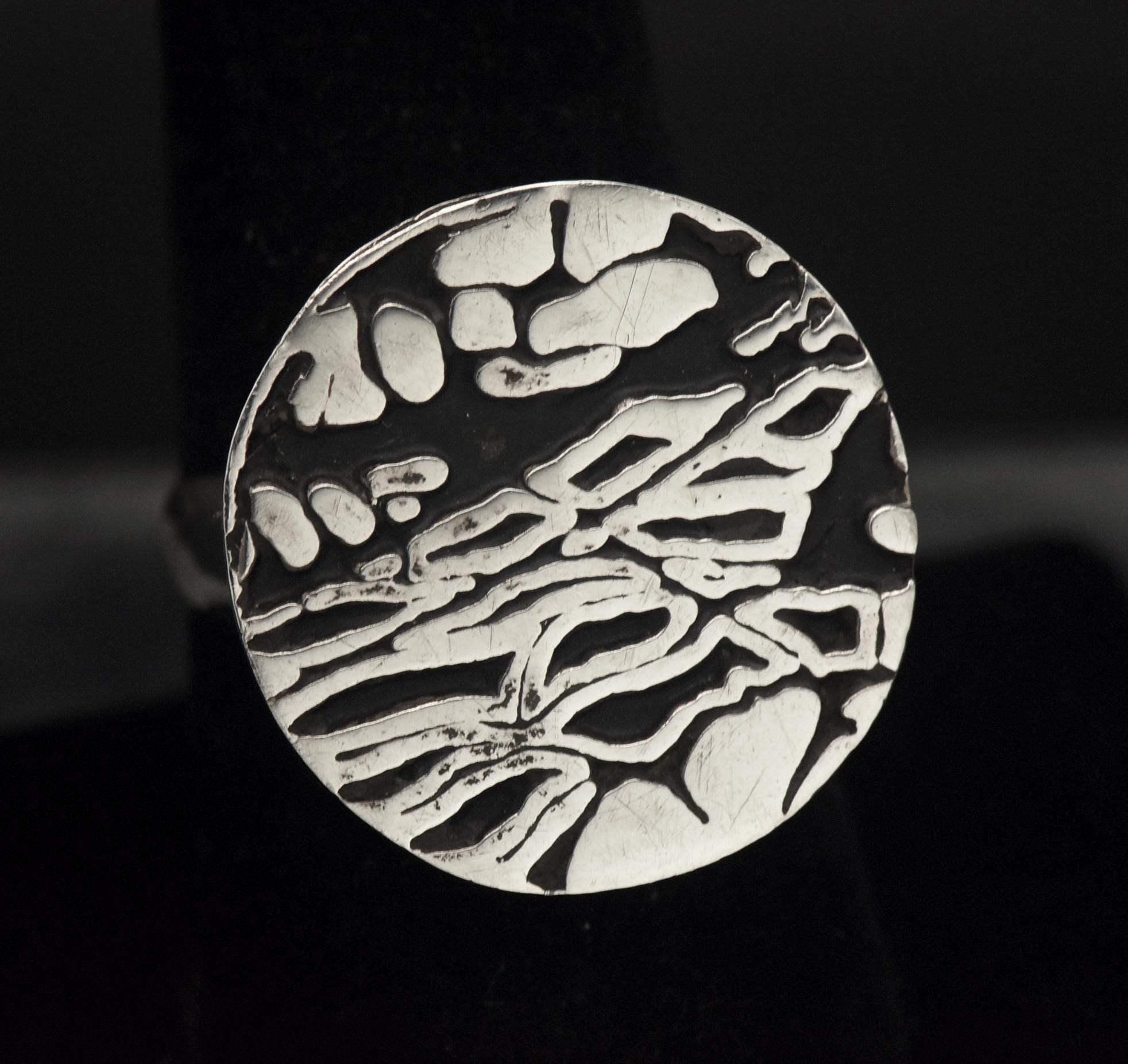 Vintage Sterling Silver Abstract Design Ring - Size 8.25 - Etsy vintage silver925 abstract design ring