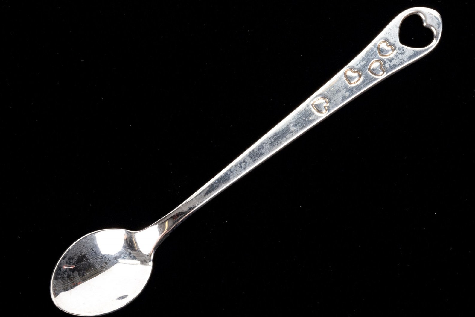 Tiffany & Co. Sterling Silver Heart Baby Spoon Etsy