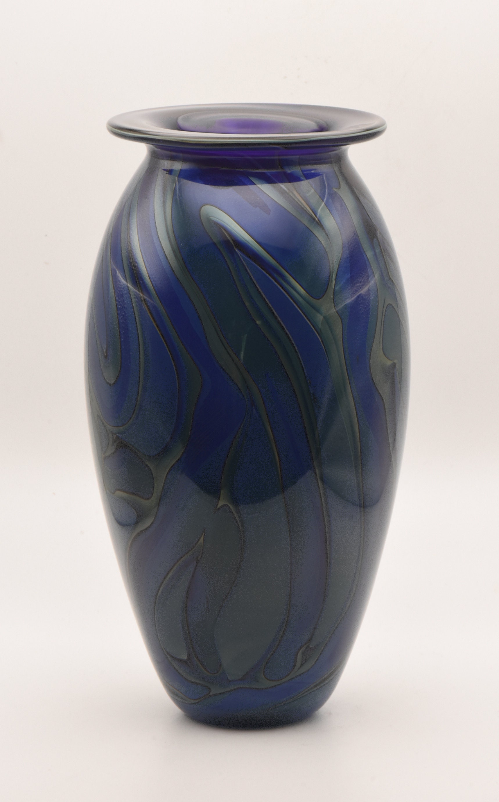 Robert Eickholt - Handmade Art Glass Vase - Etsy Israel