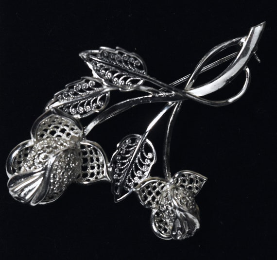 Willi Nonnenmann - Vintage Sterling Silver Filigr… - image 2