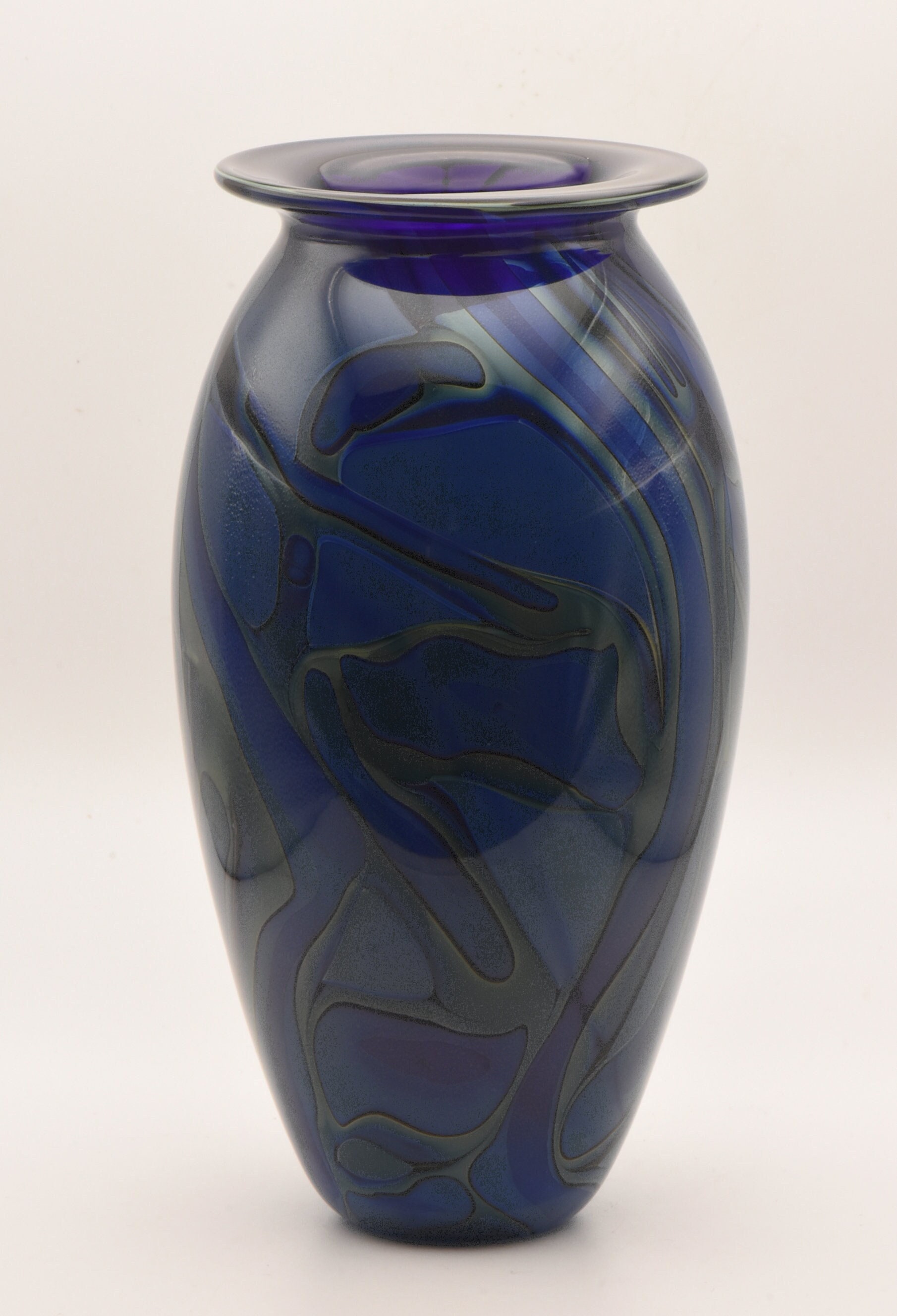 Robert Eickholt - Handmade Art Glass Vase - Etsy Israel