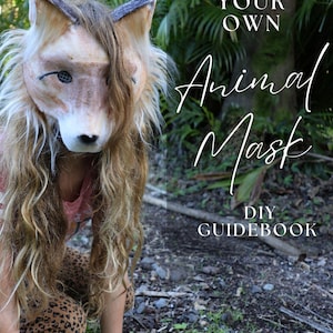 Animal Mask DIY Kit and Ebook + Video Tutorial