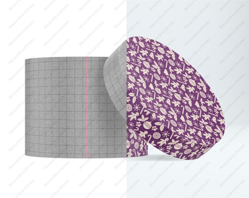 Download Round box mockup craft box cardboard gift box opened box ...