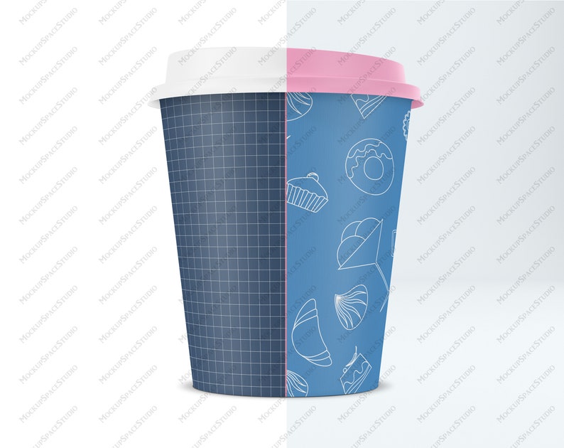 Download Coffee cup mockup paper cup tea cup plastic cup Christmas ...