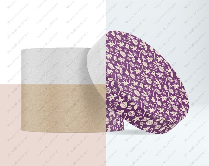 Download Round box mockup craft box cardboard gift box opened box ...