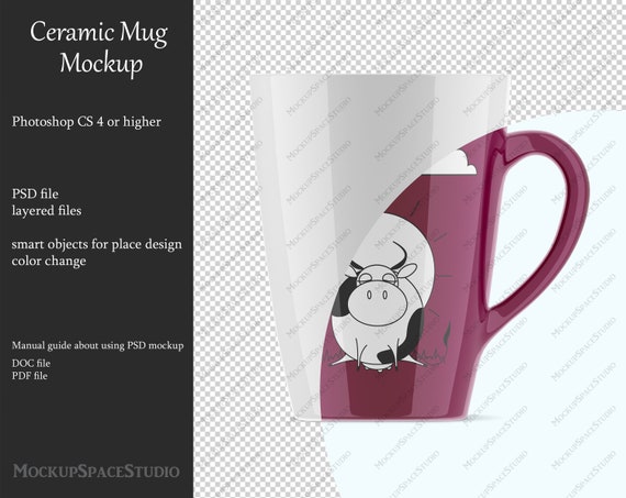 Download Mug Mockup Cup Mockup Ceramic Glossy Coffee Tea Drink Etsy