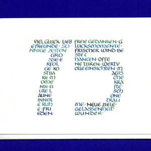 Grußkarte 75. Geburtstag