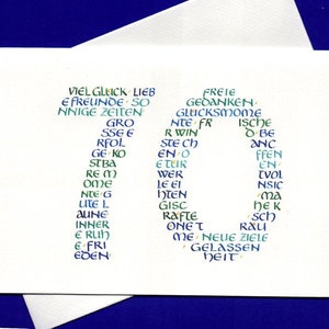 70th birthday greeting card image 1