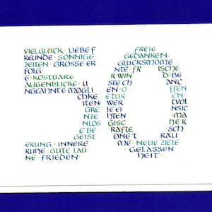 Grußkarte 50. Geburtstag