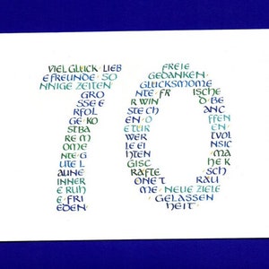 70th birthday greeting card image 2