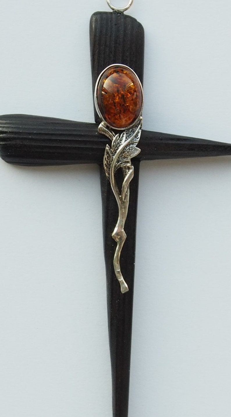 Decorative Cross In Wood image 2