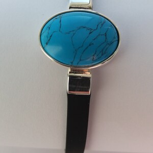 BRACELET SILVER with turquoise image 4