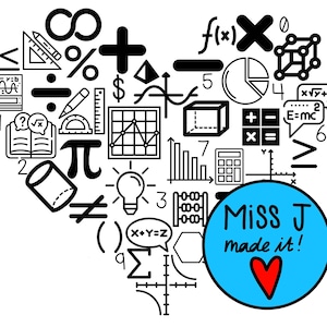 I Love Math, Math Heart PNG, JPEG, SVG