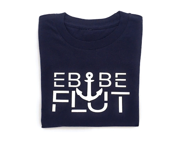 Ebb & Flow Kids T-Shirt - Dark Blue Shirt - Anker Hamburg ebbe und flut®