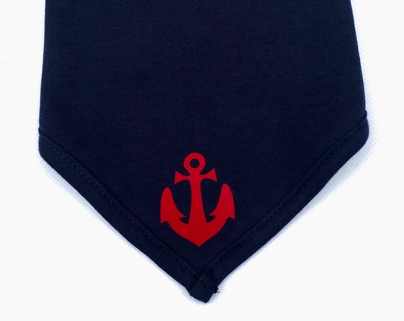 Baby Scarf Anker Hamburg - Fair Trade & Organic - Triangular scarf, drool thrus, dungaree, baby gift, gift for birth, ebb and flow®