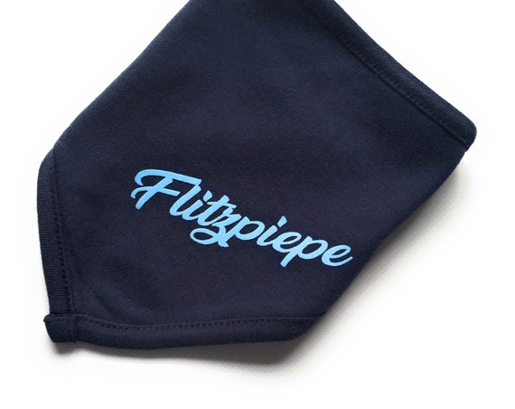 Baby Scarf Flitzpiepe ebbe und flut® - dark blue - Fair Trade & Organic - Baby gift for birth, Berlin, ebbe und flut®