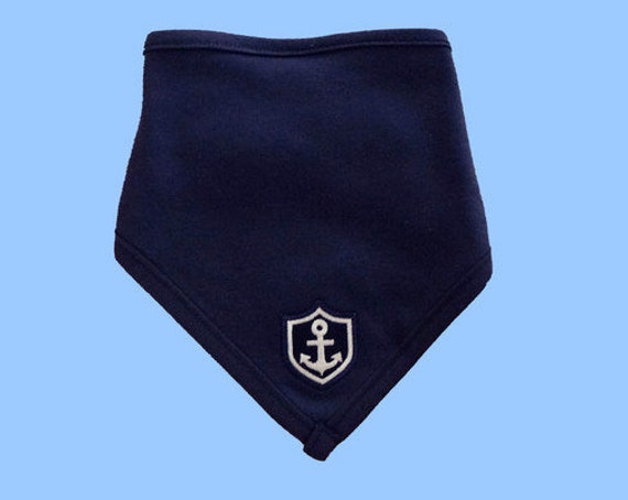 Maritime Baby Scarf "Little Captain" - fair - fair trade, Hamburg gifts, birth gift, baby, baby party, baby gift, anchor