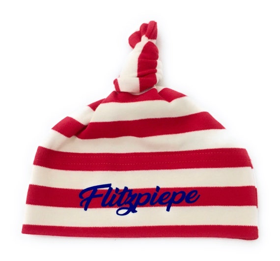 Baby Beanie FlashPiepe - Fair Trade & Organic - Knot Hat, Baby Hat, Baby Gift at Birth, Berlin Gift