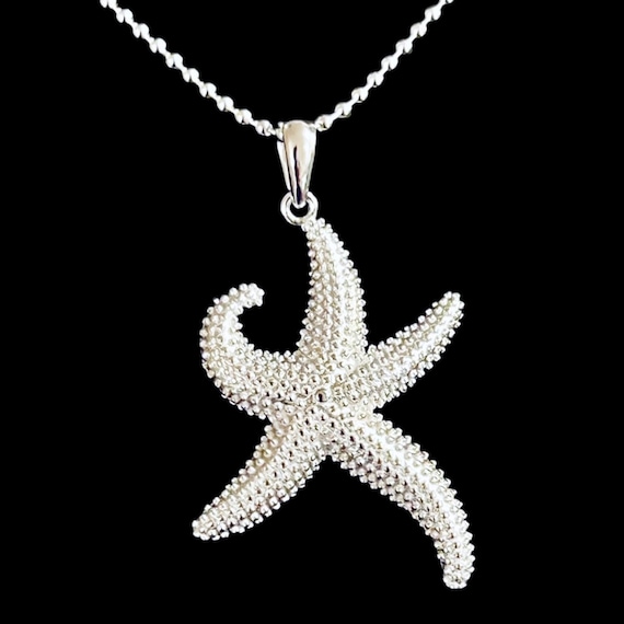 Ebb and Flow Necklace Starfish Silver - Necklace with Starfish Pendant Size M made of 925 Silver