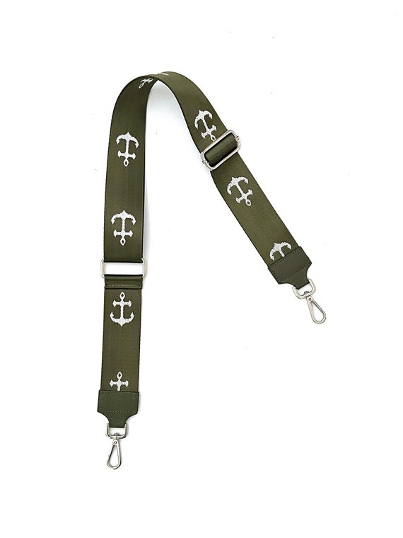 Ebbe und Flut pocket strap anchor, strap 50 mm shoulder strap anchor in dark green from ebbe und flut®