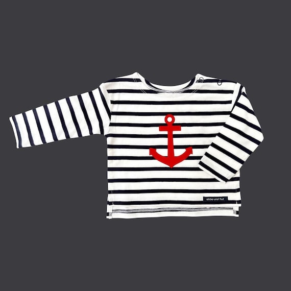 Ebb and Flow Sailor Shirt Anchor - Anchor Shirt striped, ebbe und flut®
