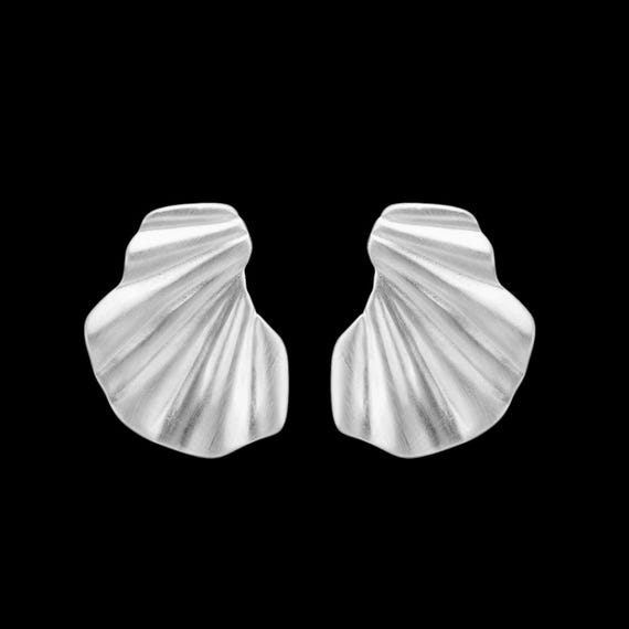 Enamel Copenhagen Ohrringe Wave Silber - Ohrringe 925 Silber