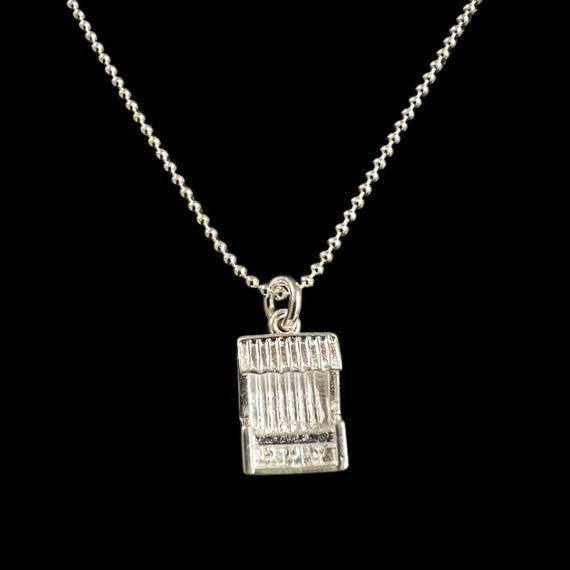 Ebb and flow necklace beach chair silver - pendant beach chair with necklace optionally 42 cm, 45 cm or 50 cm made of 925 silver