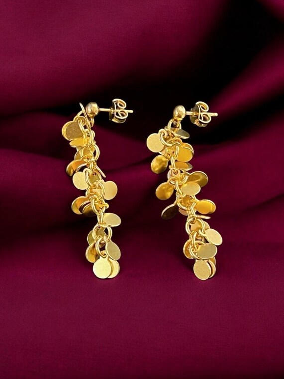 Ebb and Flow Earrings Baltic Sea - 22K Gold Plated