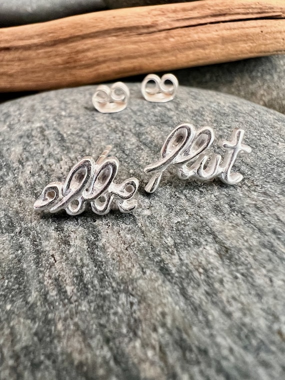 Stud earrings ebbe und flut silver plated - earrings ebbe flut by ebbe und flut®