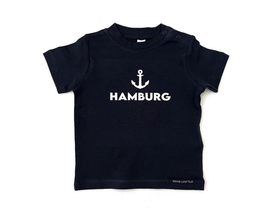 Ebbe und Flut Kids Shirt Hamburg blue - Baby Shirt Anker Hamburg, Kids Shirt Anker Hamburg, ebbe und flut®