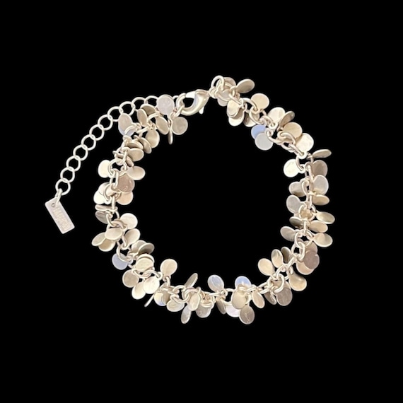 Ebb and Flow Bracelet North Sea - matt silver-plated