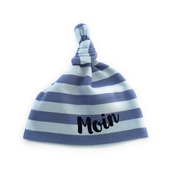 Ebb and flow maritime baby hat Moin - Fair Trade & Organic - knot hat, baby hat, baby gift for birth, Hamburg, ebbe und flut®