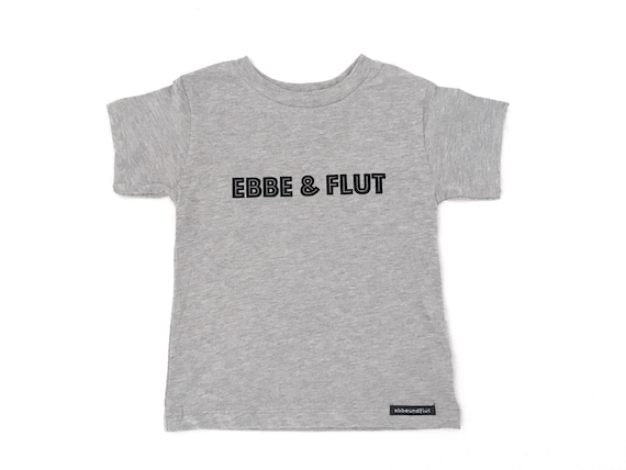 Ebbe & Flut T-Shirt Kids - Children's T-Shirt ebbe und flut® light grey/dark blue