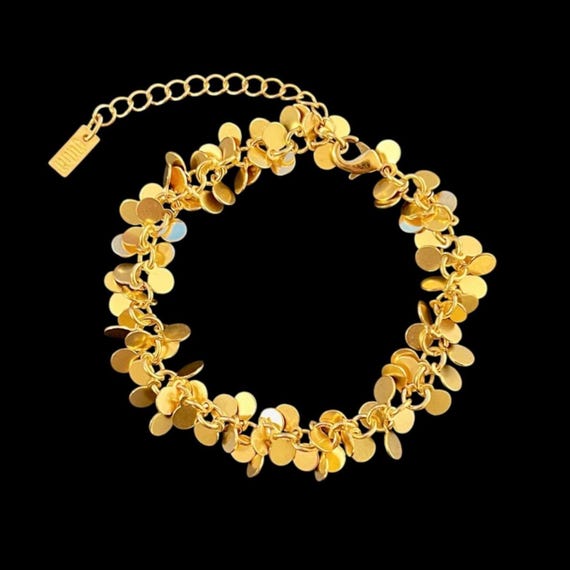 Ebb and Flow Baltic Sea Gold Bracelet - Maritime elegance inspired by the sea - 22K gold plated
