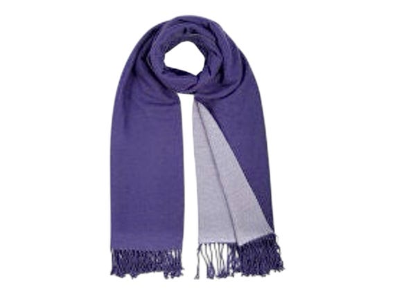 Ebb and Flow reversible scarf purple/lilac