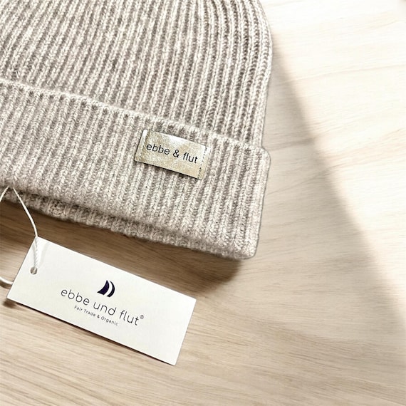 Cashmere hat ebbe & tide light grey 100% cashmere, Ebbe und Flut