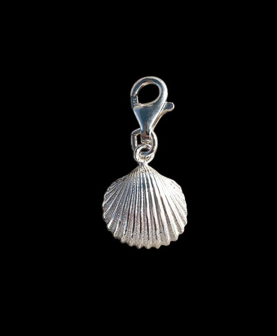 Ebb and Flow Silver Charm Heart Shell - Charm Shell 925 Sterling Silver, ebbe und flut®