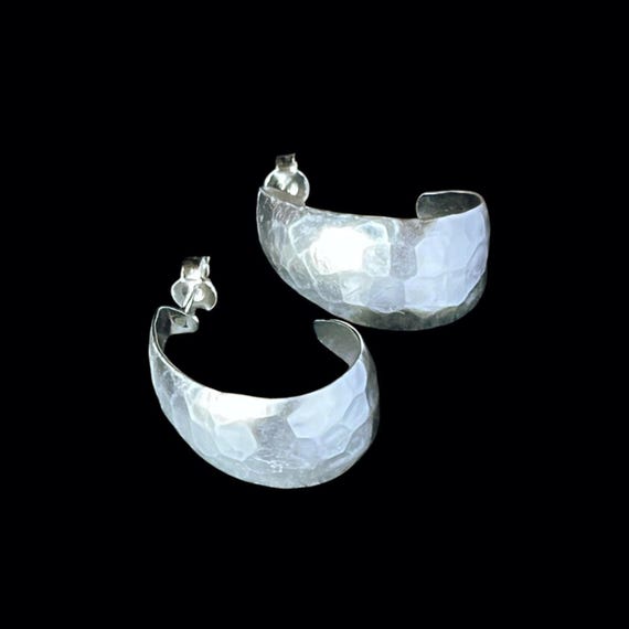 Ebbe und Flut Creolen Nordsee Silber - Creolen Nordsee matt versilbert